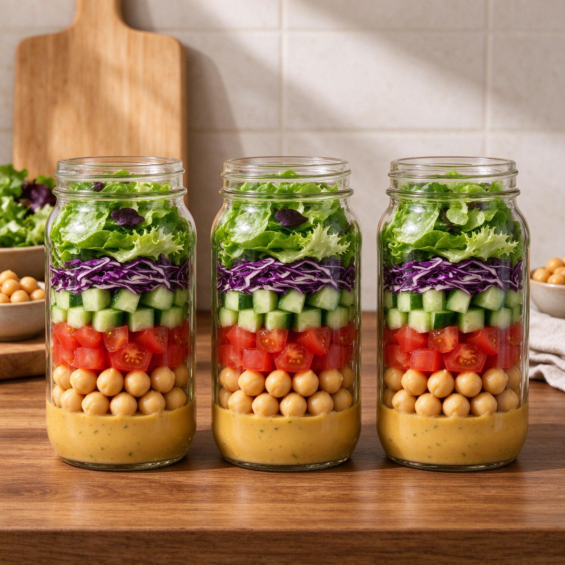 5 Make-Ahead Mason Jar Salads