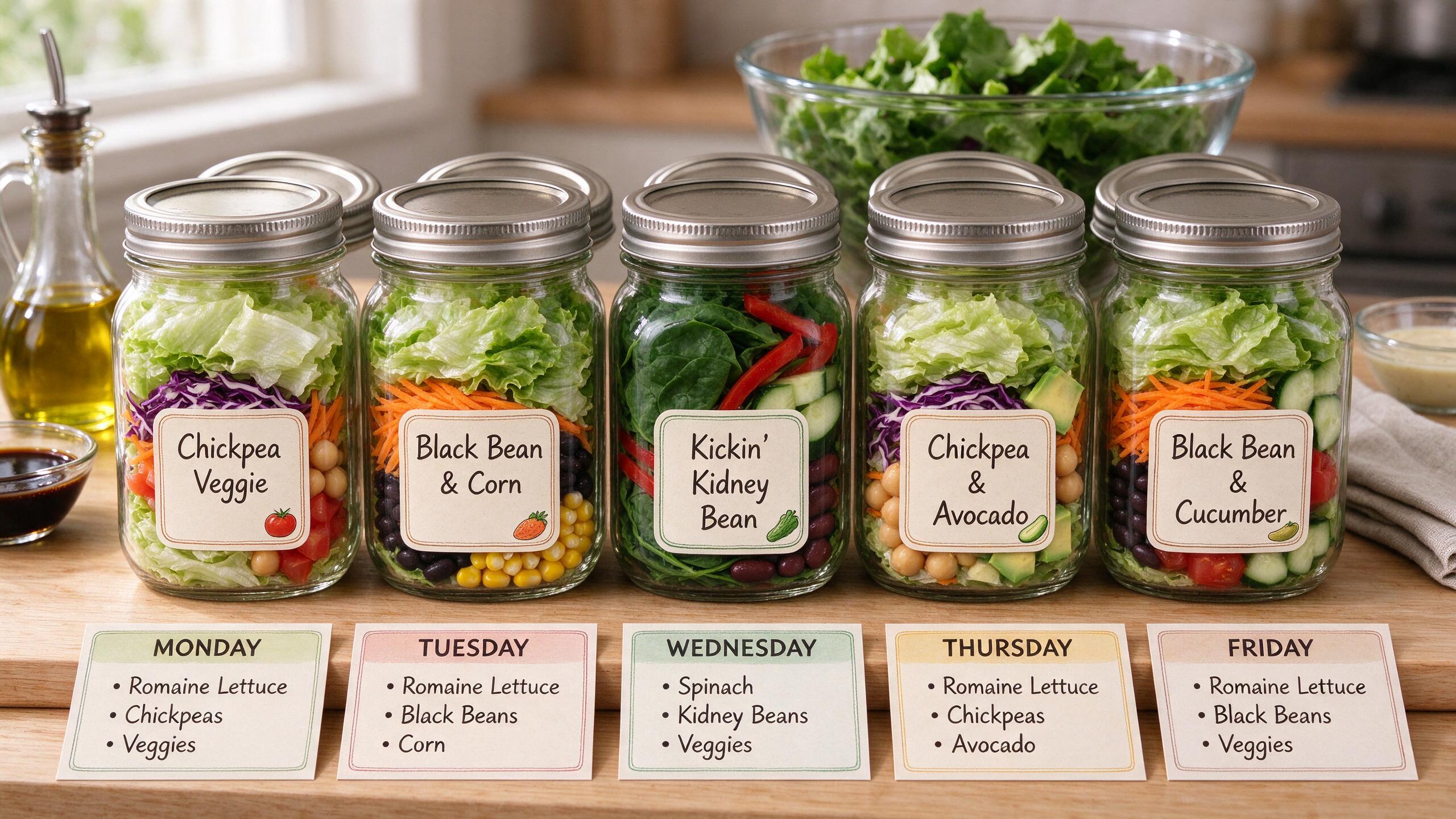 Weekly Lunch Prep Plan