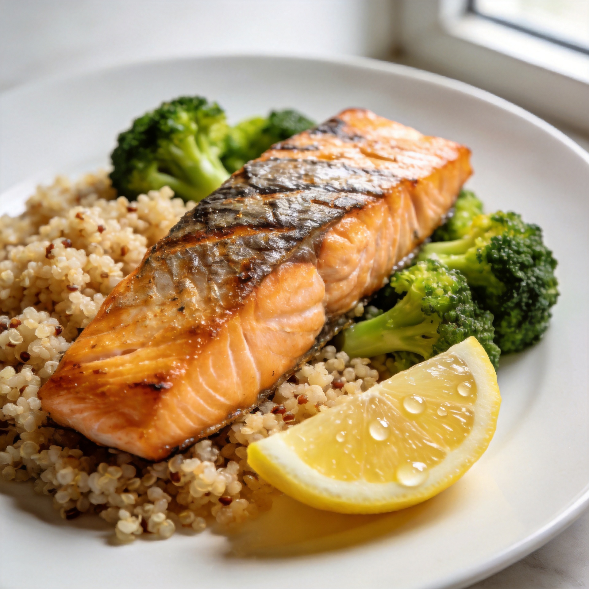 Sheet-Pan Baked Salmon and Quinoa